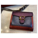 Coach Leather Colorblock Crossbody Bag Wallets 3 Pc Lot Good