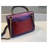 Coach Leather Colorblock Crossbody Bag Wallets 3 Pc Lot Good