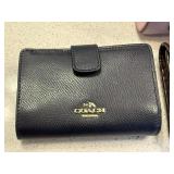 Coach Purse & Wallet Lot 4 Pc Signature Canvas Leather Mixed Condition