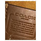 Coach Purse & Wallet Lot 4 Pc Signature Canvas Leather Mixed Condition