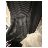 3 Black Dresses WHBM Sequin Cocktail H&M Maxi Bandage Midi Lot