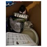 Mixed Kitchen Housewares Lot Mugs Pans Tumbler Basket Coffee Press