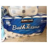 Kirkland Paper Goods Lot Bath Tissue & Paper Towels Open Packs