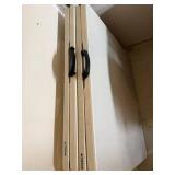 Lifetime Folding Utility Tables Beige Plastic Lot of 3 Good