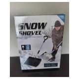 Snow Shovel - 52 in Aluminum Handle, 16 x 12.4 in Head, PP/ABS/Aluminum