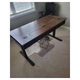 Martin Furniture Wood Executive Desk 60x28x31 In With Cable Grommets & Drawers