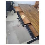 Martin Furniture Wood Executive Desk 60x28x31 In With Cable Grommets & Drawers