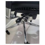 Ergonomic Mesh Office Chair with Headrest - Black, 5-Star Base