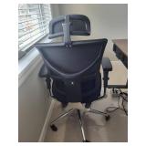 Ergonomic Mesh Office Chair with Headrest - Black, 5-Star Base