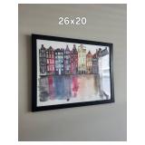 Claudia Liebenberg City Canal Print - Framed 26x20