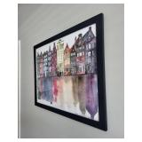 Claudia Liebenberg City Canal Print - Framed 26x20