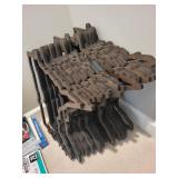 SOTA State Outline Wood Wall Art - State Silhouette Cutouts, Brown Finish