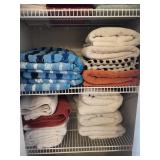 Bath Towels & Linens - Assorted Towels, Bath Mats & Shower Curtain