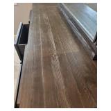 Dresser with Mirror - 63W x 18D x 37H, Mirror 45W x 38H, Dark Wood