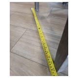 Counter Height Bar Stools - White Upholstery, Dark Wood (Lot of 4)