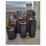 SØTA 3-Piece Graphite Hydration Set - 20 oz Water Bottle, 20 oz Tumbler, 12 oz Lowball