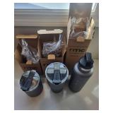 SØTA 3-Piece Graphite Hydration Set - 20 oz Water Bottle, 20 oz Tumbler, 12 oz Lowball