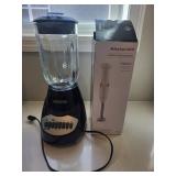 Black & Decker Blender & KitchenAid Corded Hand Blender (Lot of 2)