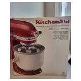 KitchenAid Artisan Tilt-Head Stand Mixer - Burgundy with Glass Bowl