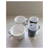 FireWorks Holiday Elegance 1995 Limited Edition Stoneware Mugs