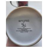 FireWorks Holiday Elegance 1995 Limited Edition Stoneware Mugs
