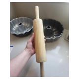 OXO Good Grips Cookie Press with Disk Storage Case, 2 Bundt Pans & Wooden Rolling Pin