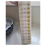 OXO Good Grips Cookie Press with Disk Storage Case, 2 Bundt Pans & Wooden Rolling Pin