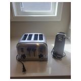 Cuisinart CCO-55BN Can Opener & Stainless 4-Slot Toaster