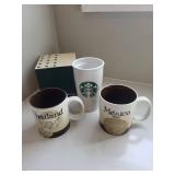 Starbucks Thailand & Mexico Mugs with 12 oz Travel Tumbler - 3-Piece Set