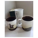 Starbucks Thailand & Mexico Mugs with 12 oz Travel Tumbler - 3-Piece Set