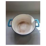 Threshold Teal Enamel Cast Iron Dutch Oven With Lid
