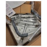 Drive Medical Bath Bench with Back and Padded Arms - Item #12445KD-1/12445KD-2