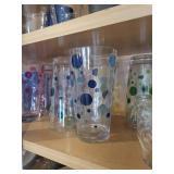 SØTA Tumbler, The Ozarks Mug & Assorted Glassware & Plates in Cabinet
