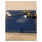 Faithful Servant Leather Journal - Two-Tone Blue/Brown with Bible Verse