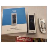 Ring Doorbell Pro, Tessan Travel Adapter, Mixed Tools, Cookbook & Textiles Lot