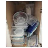 Clear Storage Containers With Lids - Assorted Sizes