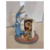 Toon Bunny Figurine with Mini Refrigerator Display - Collectible