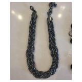 Black Jewelry Collection - Necklaces, Bracelets, Earrings & Cross Pendant