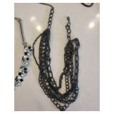Black Jewelry Collection - Necklaces, Bracelets, Earrings & Cross Pendant