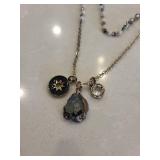 Beaded Necklaces Set - Pearl, Shell & Mixed Beads with Cross & Heart Pendants