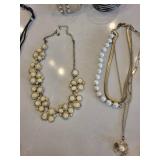 Sugarfix by BaubleBar Zebra Earrings & Assorted Costume Jewelry Lot (Necklaces & Bracelets)