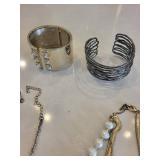 Sugarfix by BaubleBar Zebra Earrings & Assorted Costume Jewelry Lot (Necklaces & Bracelets)