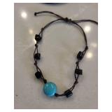 Bracelets - Mixed Bead, Leather & Stone