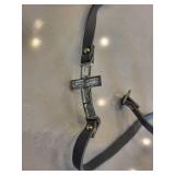 Watch & Jewelry Lot - Pink Dial Crystal-Bezel Watch, Cross Bracelet, Layered Necklaces (Lot of 4)