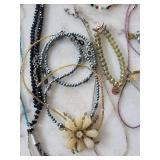 Beaded Jewelry Collection - Assorted Bracelets & Necklaces, Glass Crystals & Seed Beads
