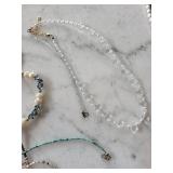Beaded Jewelry Collection - Assorted Bracelets & Necklaces, Glass Crystals & Seed Beads