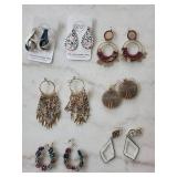 Jewelry By Jen Earrings - Assorted Bead, Leather & Wood Drops