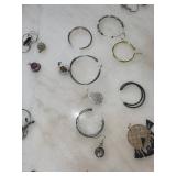 Assorted Costume Jewelry - Rings, Bracelets, Earrings & Pendants
