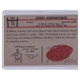 1953 Bowman #75 John Kreamcheck
