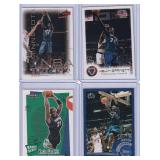 Kevin Garnett - 1999 Fleer, 2000 UD, 2003 Fleer, 2002 Topps